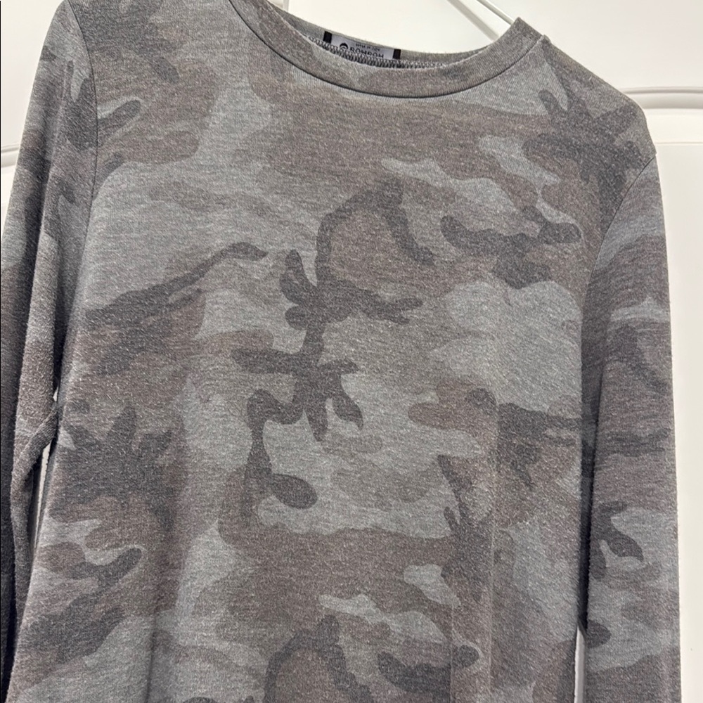 Gray Camo Women's Top